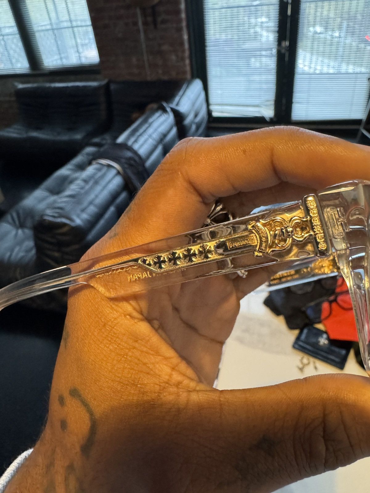 Chrome Hearts Chrome Hearts BOX-OFFICERS Frames Size ONE SIZE - 6 Thumbnail