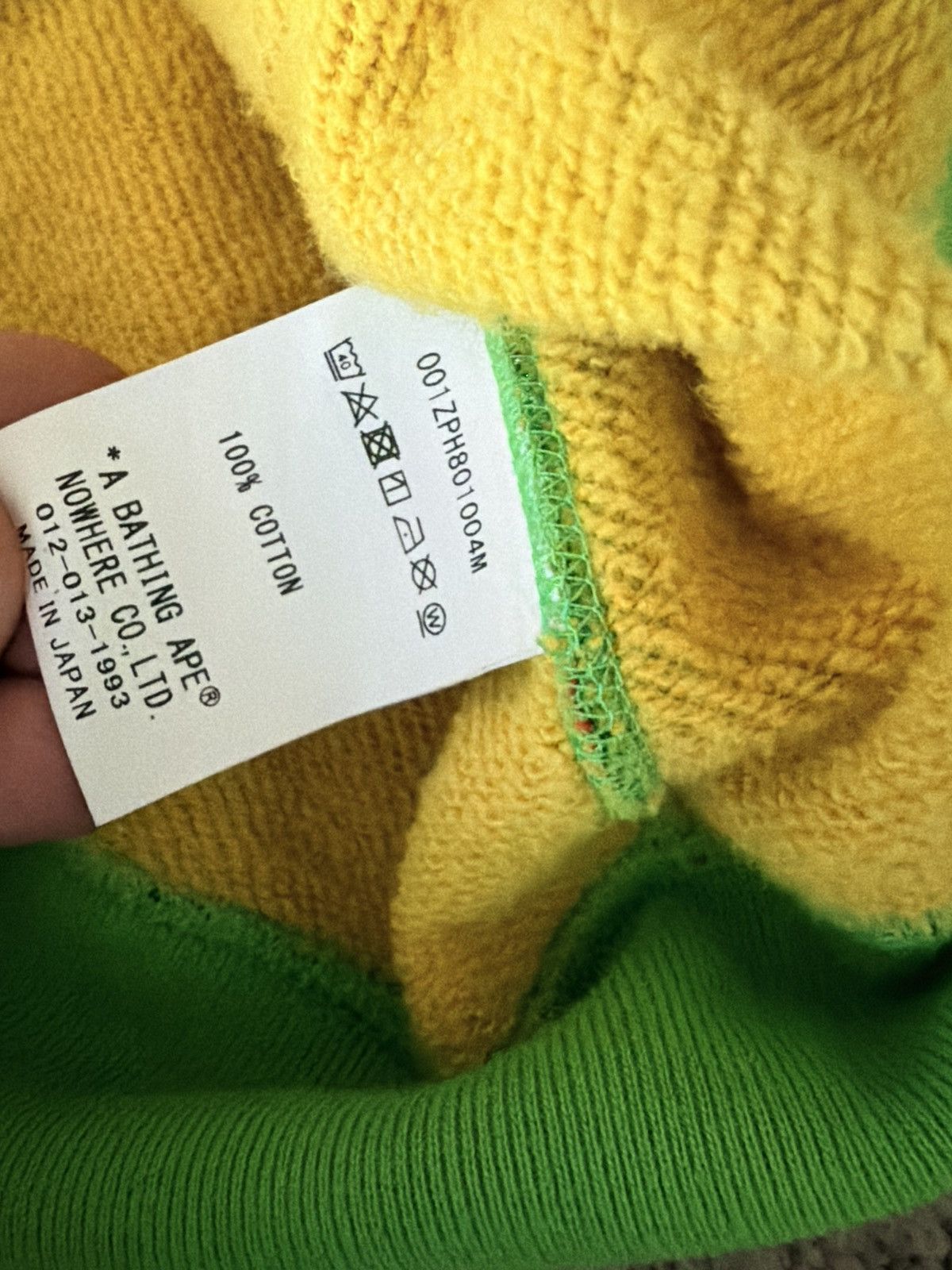 Bape Bape psych camo hoodie Size US L / EU 52-54 / 3 - 13 Thumbnail