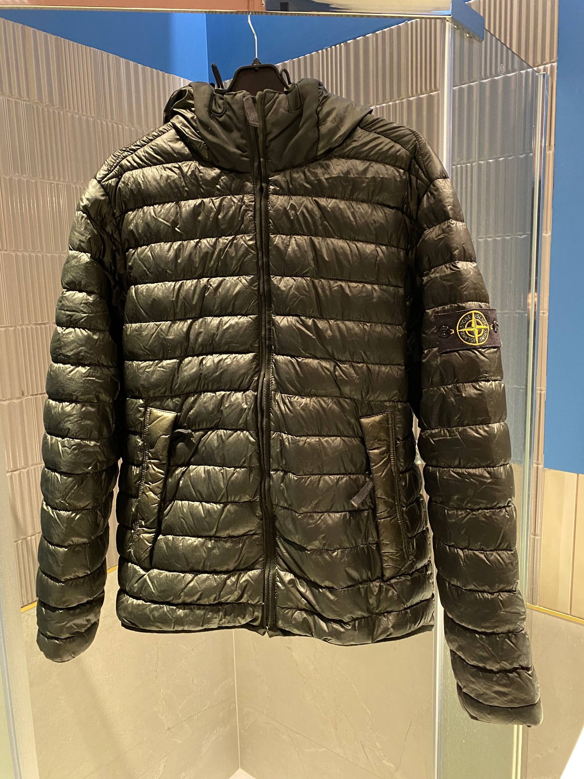 Stone Island STONE ISLAND GARMENT DYED DOWN 26 GR X SQM N Puffer