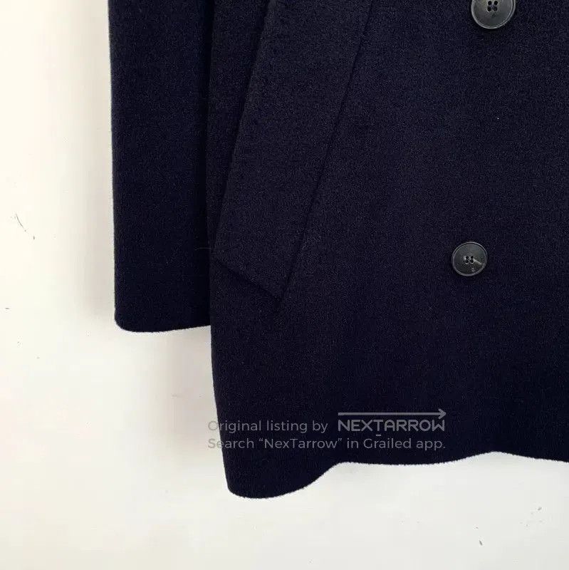 Max Mara MaxMara Navy Women's Coat Size M . Size M / US 6-8 / IT 42-44 - 4 Thumbnail