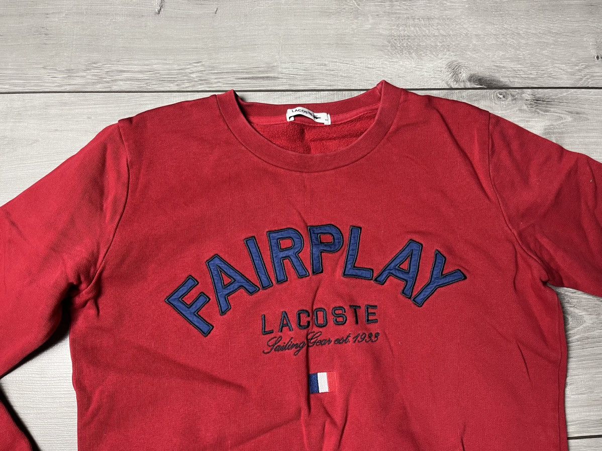 Lacoste Lacoste sweatshirt big logo size 40 Size S / US 4 / IT 40 - 3 Thumbnail