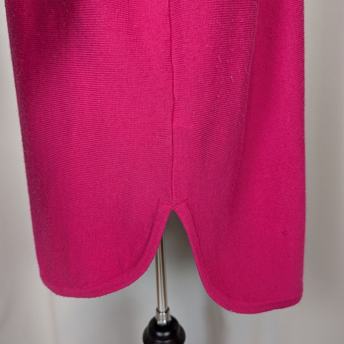 Other Max Studio Merino Wool Pullover Sweater with Curved Hem Pink Size XL / US 12-14 / IT 48-50 - 7 Thumbnail