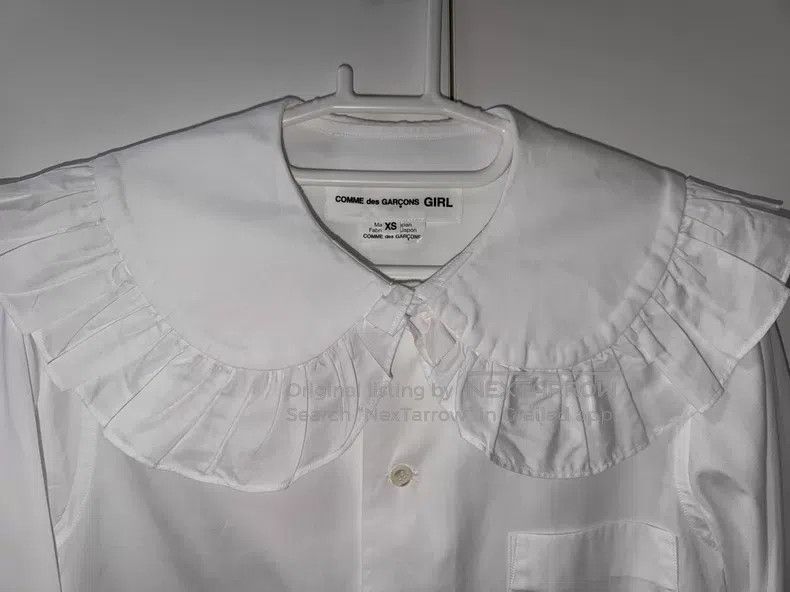 Comme des Garcons Comme Des Garcons Layered Petal Sleeve White Shirt Size XS / US 0-2 / IT 36-38 - 6 Thumbnail