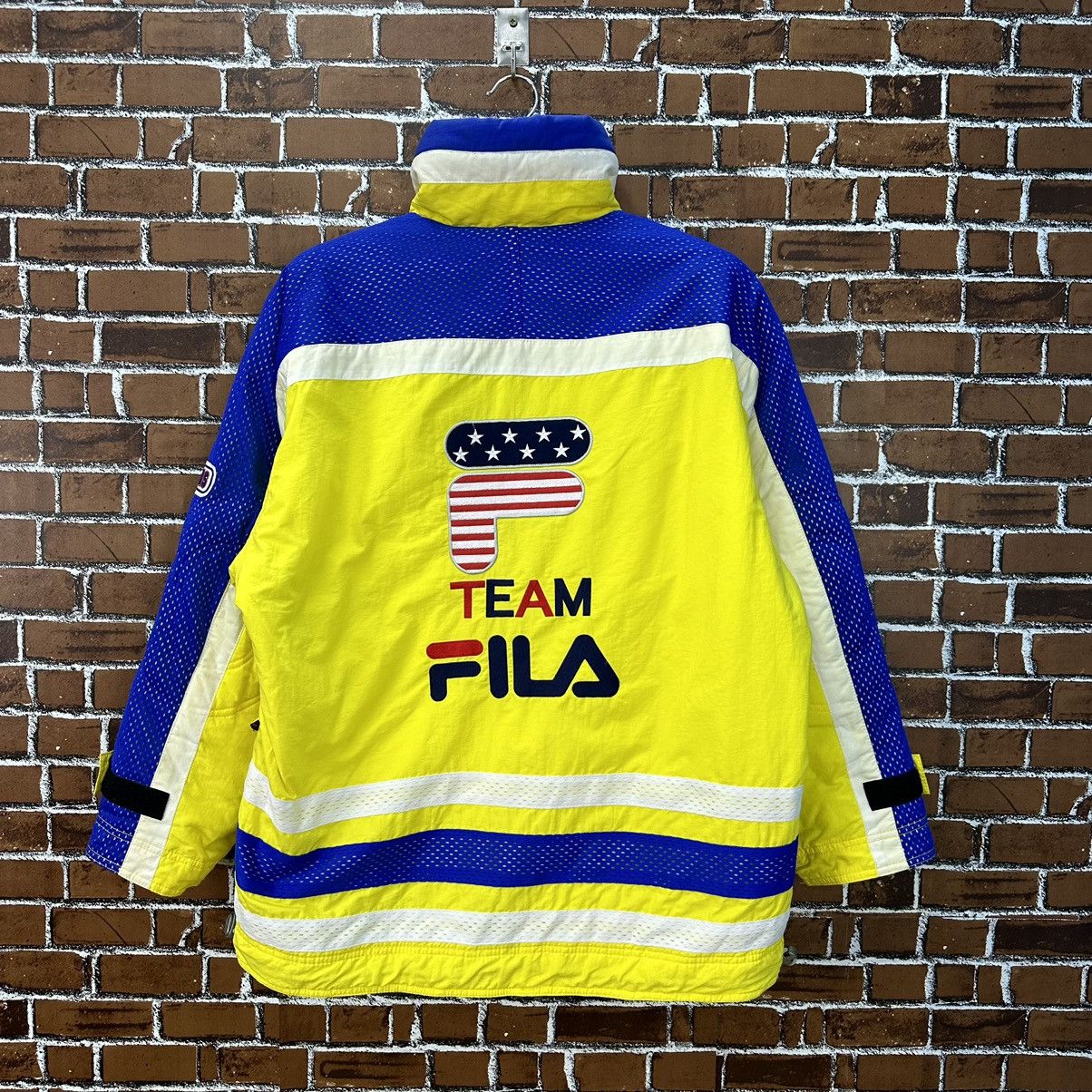Fila RARE Vintage 90s Fila Players Baggy Anorak Jacket Z163 Size US S / EU 44-46 / 1 - 3 Thumbnail