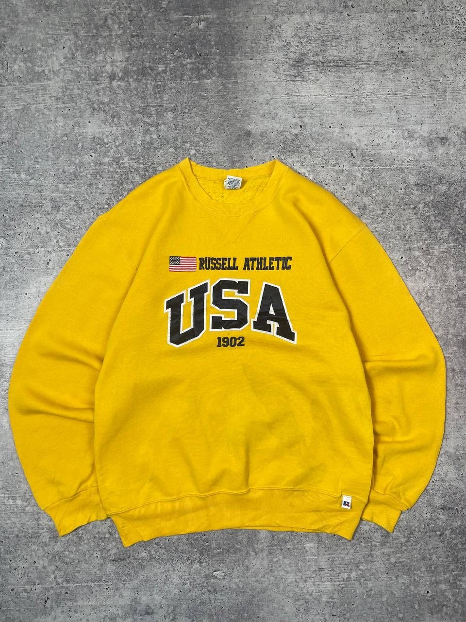 Russell Athletic Vintage Russell Athletic Big Logo USA Sweatshirt Baggy Y2K Size US M / EU 48-50 / 2 - 1 Thumbnail