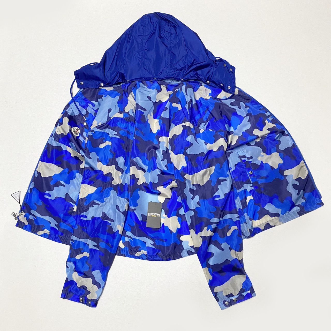 Moncler Moncler vidourle light jacket XL 2XL camo blue windbreaker Size US XXL / EU 58 / 5 - 6 Thumbnail