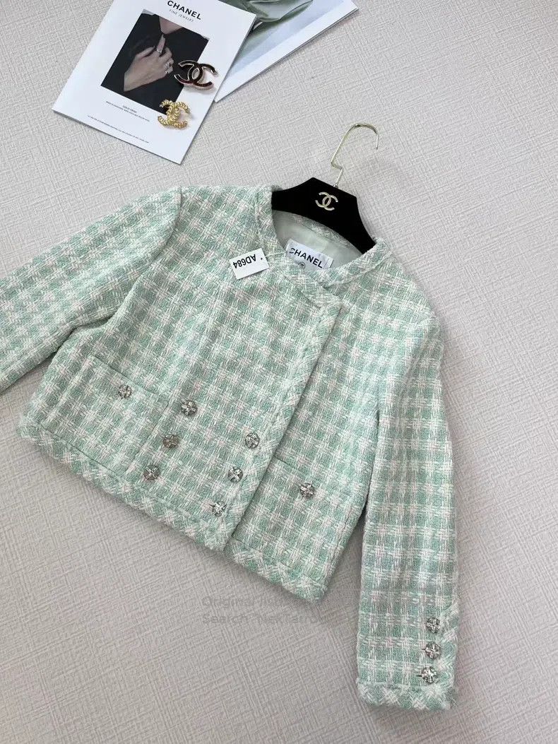 Chanel Chanel 23S green jacket Size XS / US 0-2 / IT 36-38 - 2 Thumbnail
