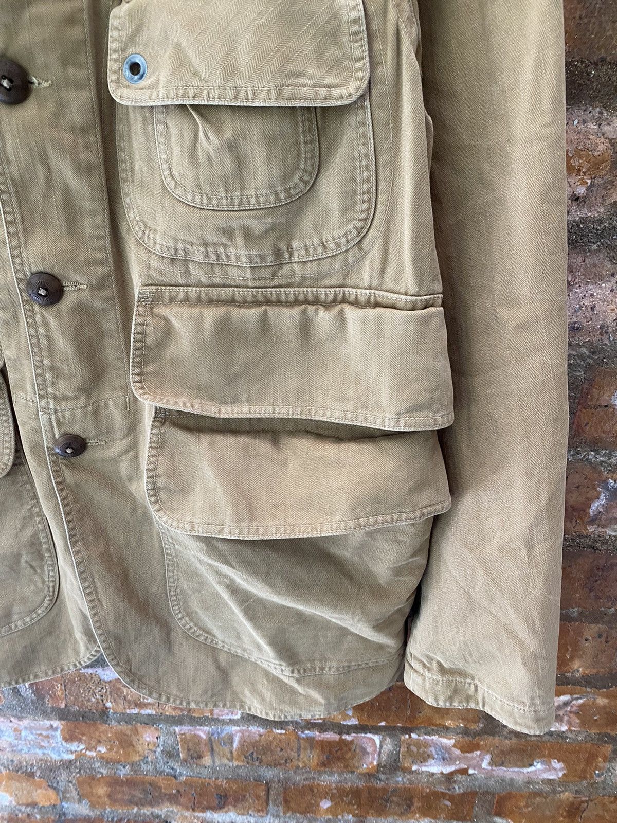 Polo Ralph Lauren 1990s Polo Raplh Lauren Leather Trim Hunting multipocket Size US M / EU 48-50 / 2 - 6 Thumbnail