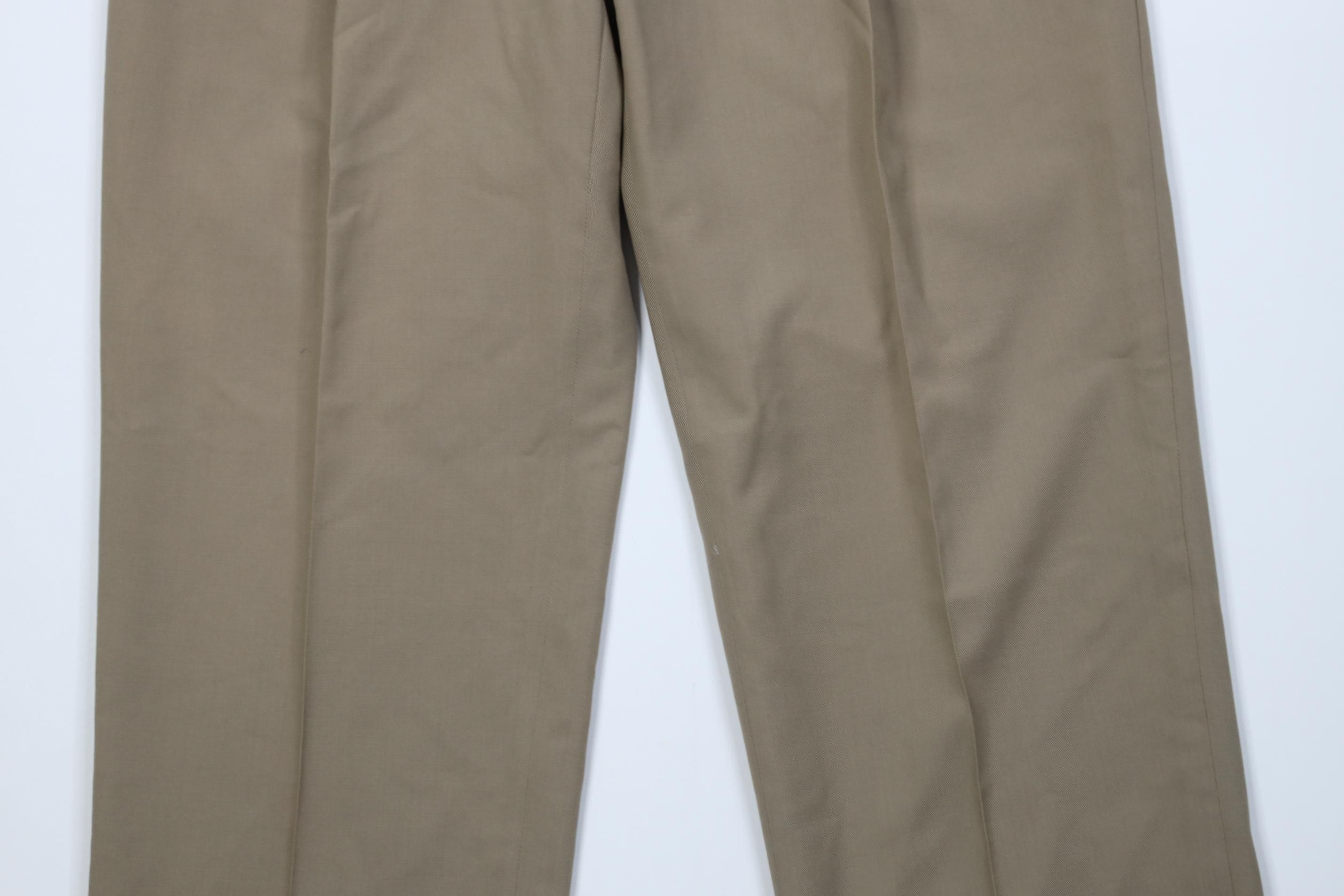 Vintage Vintage 90s Streetwear Gabardine Knit Wide Leg Chino Pants Size US 34 / EU 50 - 3 Thumbnail