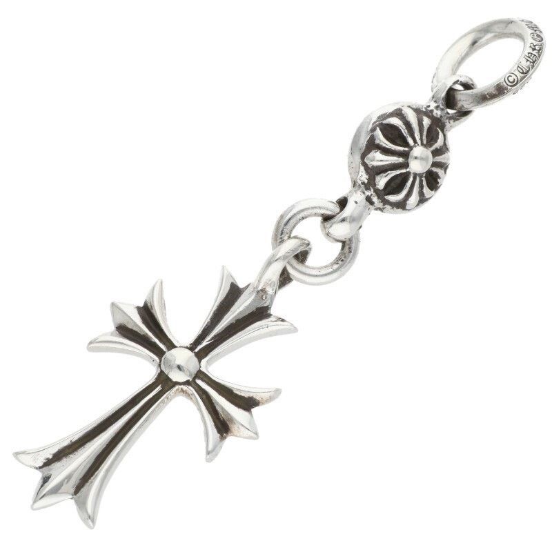 Chrome Hearts Chrome Hearts Silver Tiny Cross Necklace Size ONE SIZE - 2 Thumbnail