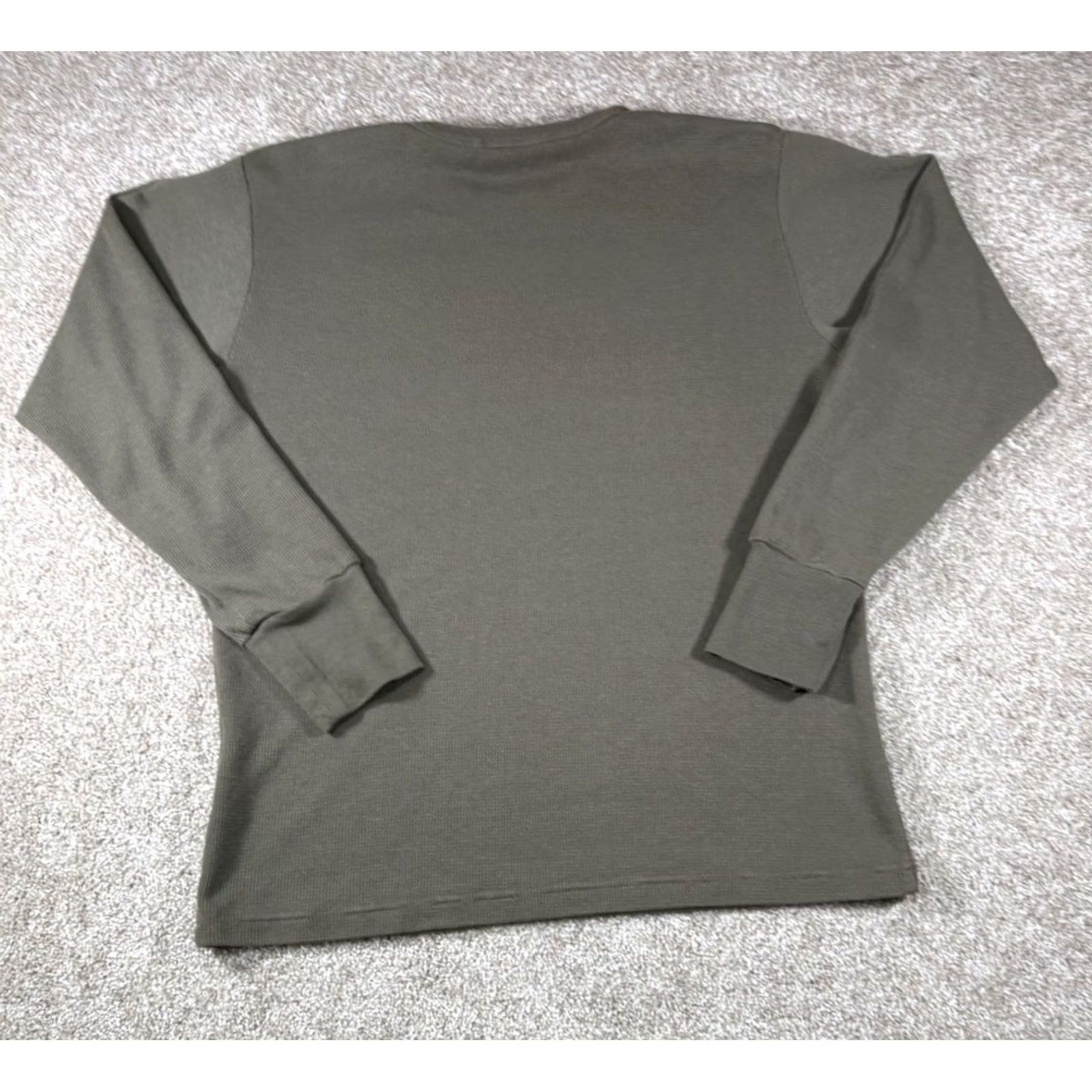 Halo Halo Master Chief Shirt Green Bungie Xbox 360 Thermal Long Sleeve XL Men Crew Neck Graphic Print 2000s Pop Culture Video Games Art Geek Mens Size US XL / EU 56 / 4 - 6 Thumbnail