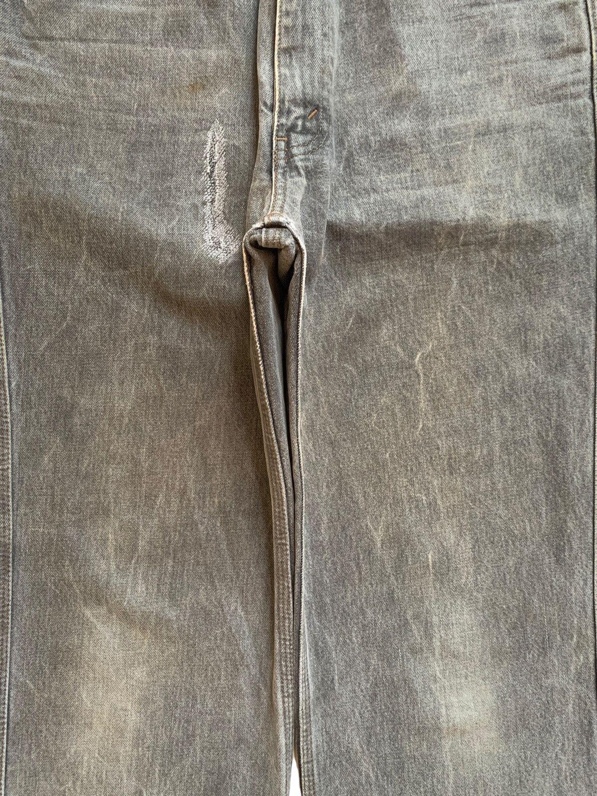 Levi's Vintage 90s Levis White Tag Frayed Hem Classic Baggy Jeans Size US 32 / EU 48 - 5 Thumbnail
