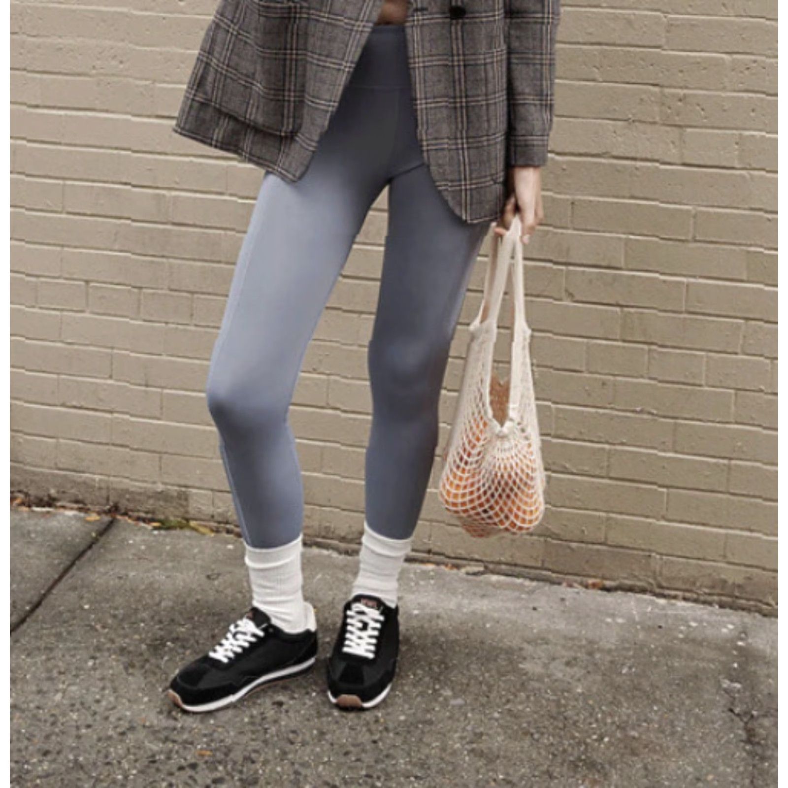 Madewell MWL Flex High-Rise 25" Leggings NWT NEW Dusk Peri Purple XS Women Leggings 22”x26” Casual Activewear Size 26" / US 2 / IT 38 - 2 Thumbnail