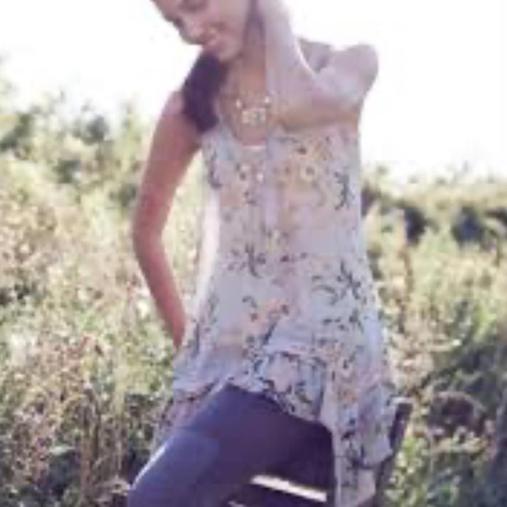 Designer Anthropologie l Maeve Floral Sheer Tunic Small Size S / US 4 / IT 40 - 9 Thumbnail
