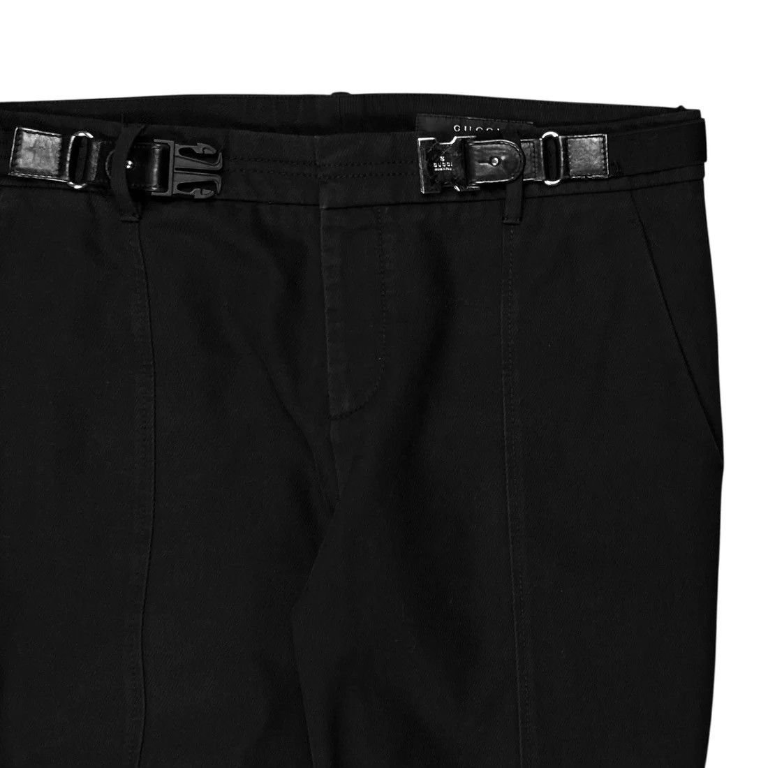 Gucci Gucci by Tom Ford Leather Harness Belt Pants - AW99 Size US 31 - 4 Thumbnail
