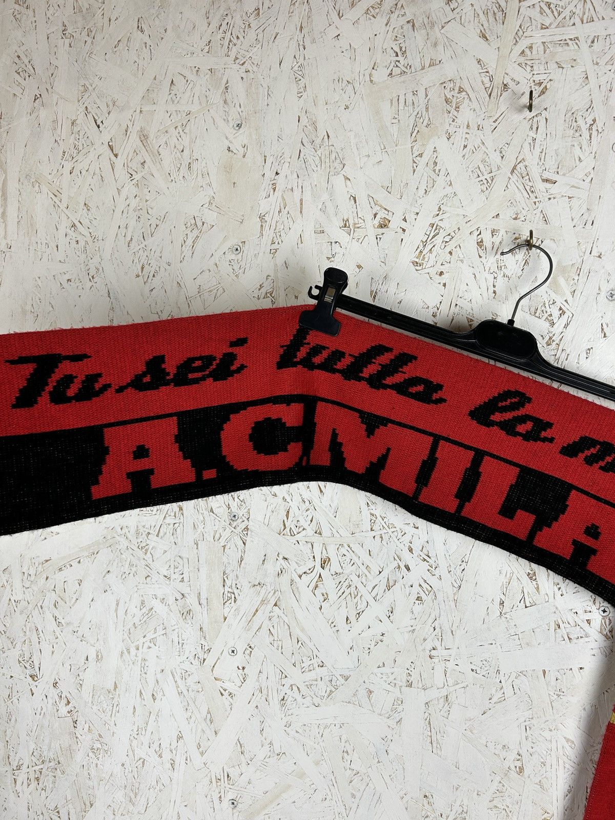 Adidas Vintage Adidas Ac Milan 2010 Fanwear Soccer Football Scarf Size ONE SIZE - 5 Thumbnail