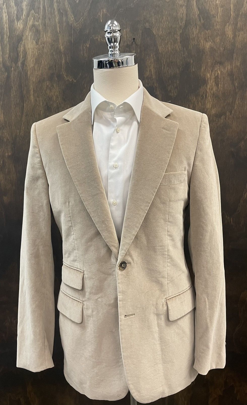Hugo Boss Ticket Pocket Velvet Jacket Size 38R - 1 Thumbnail