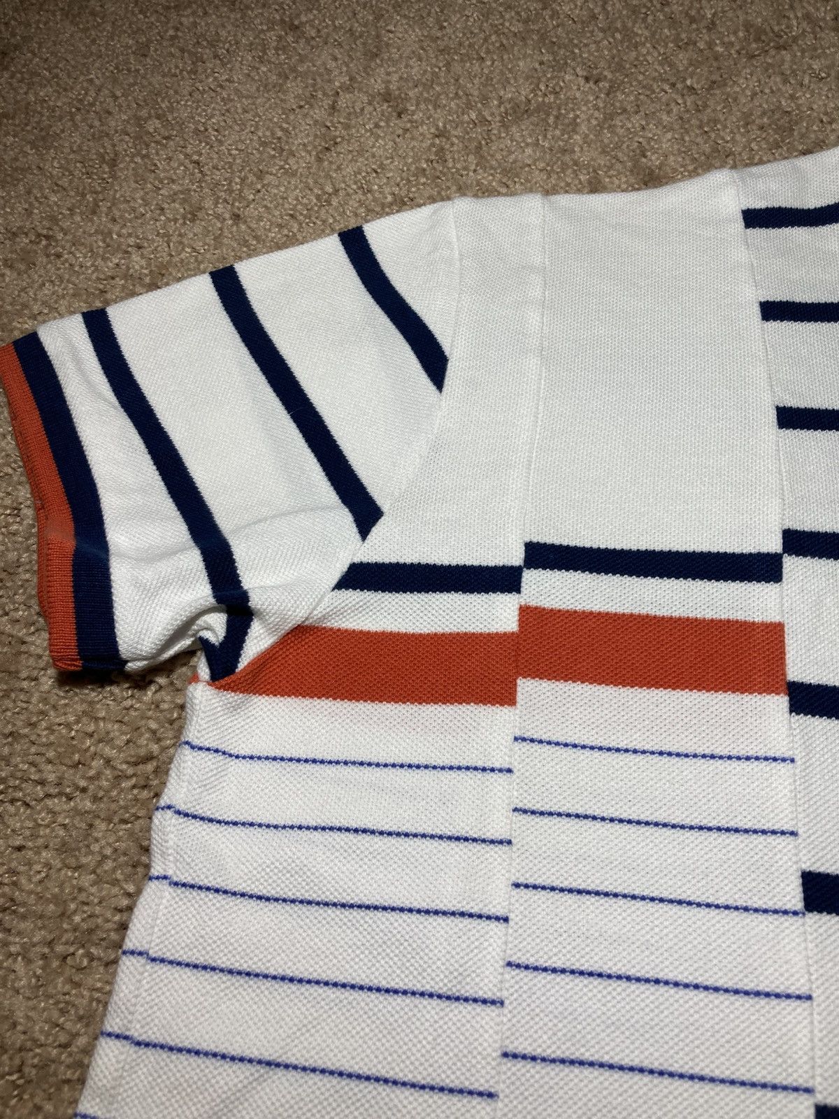Martine Rose SS20 Martine Rose Striped Asymmetrical Polo Anywear 2020 Size US M / EU 48-50 / 2 - 6 Thumbnail