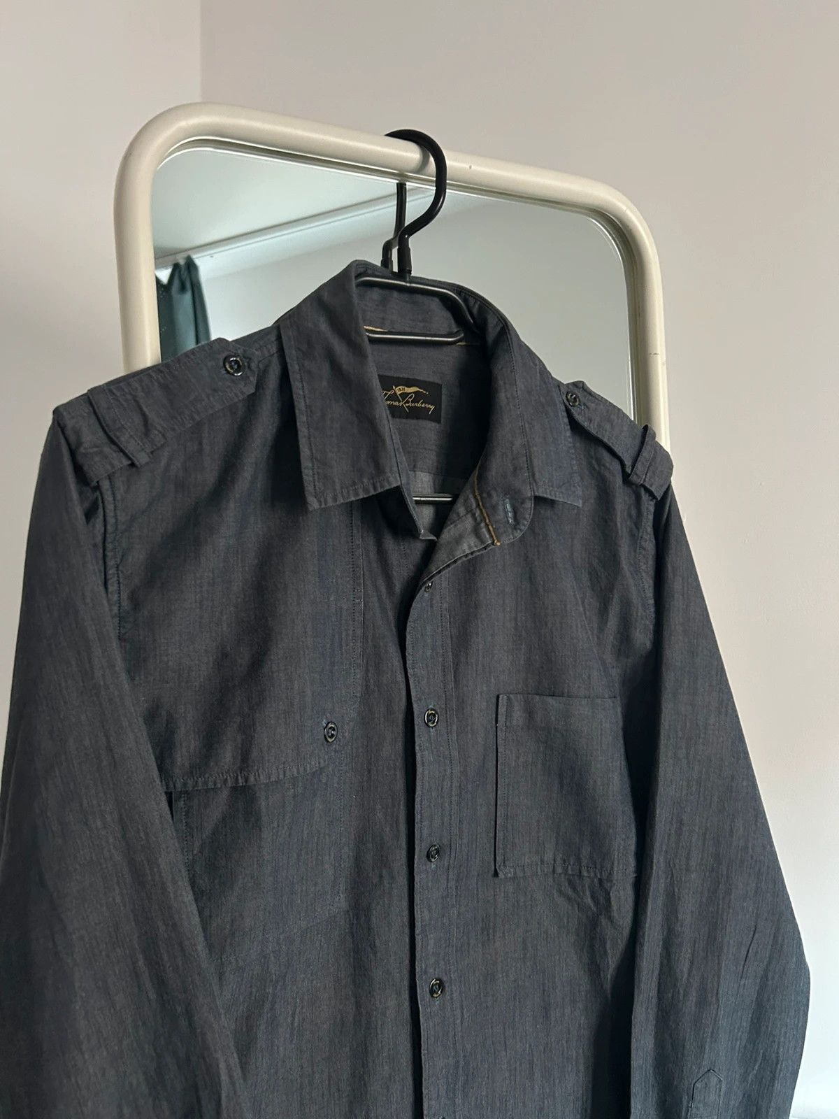 Burberry Thomas Burberry Military Utility Shirt Size US M / EU 48-50 / 2 - 2 Thumbnail