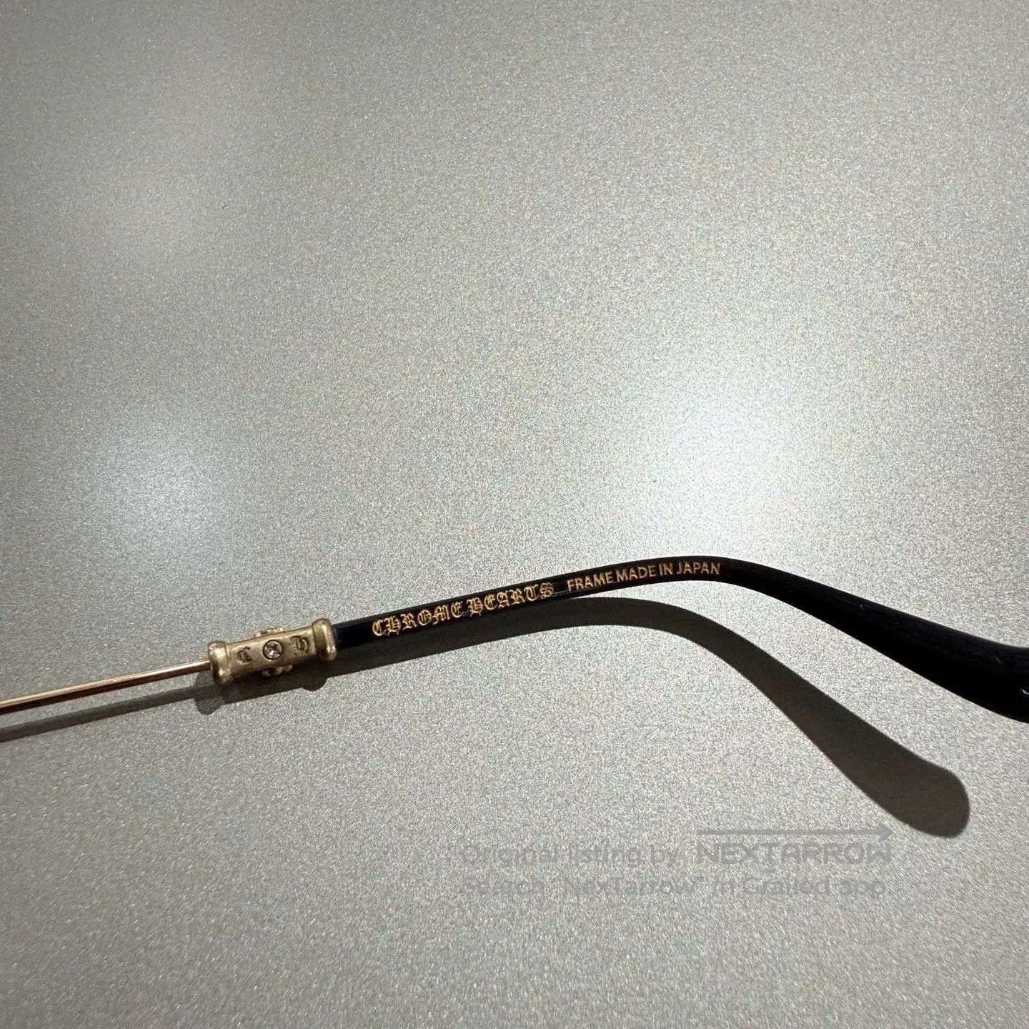 Chrome Hearts chrome hearts black gold glasses frame. Size ONE SIZE - 5 Thumbnail