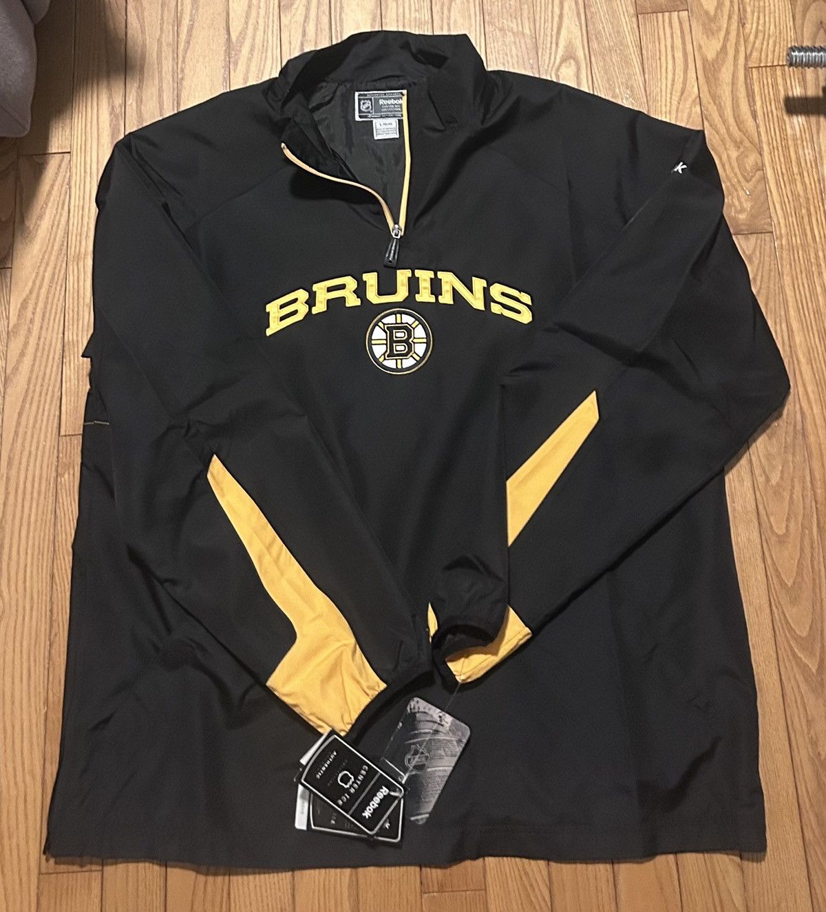 Reebok Boston Bruins Wind Breaker Size US L / EU 52-54 / 3 - 3 Thumbnail