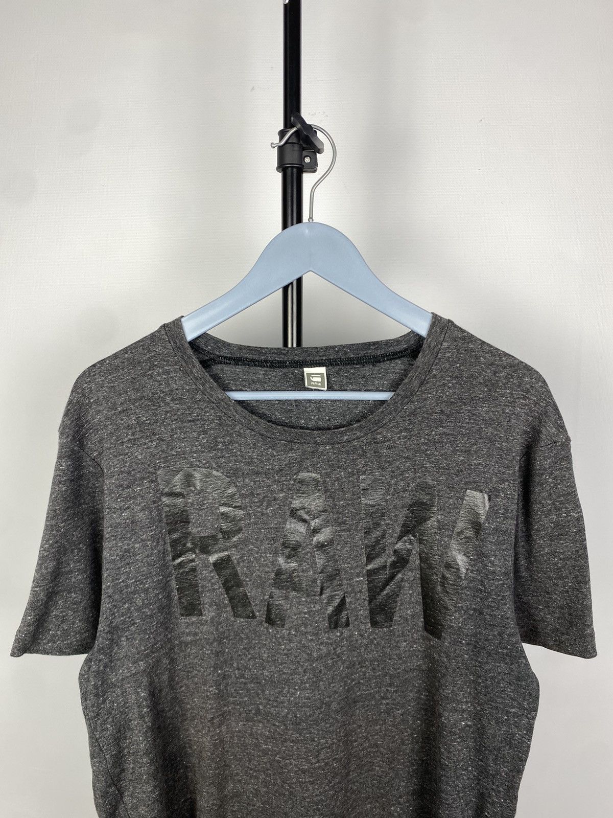 G-Star G Star Raw T-Shirt White Big Central Logo Size L-XL Size US L / EU 52-54 / 3 - 2 Thumbnail