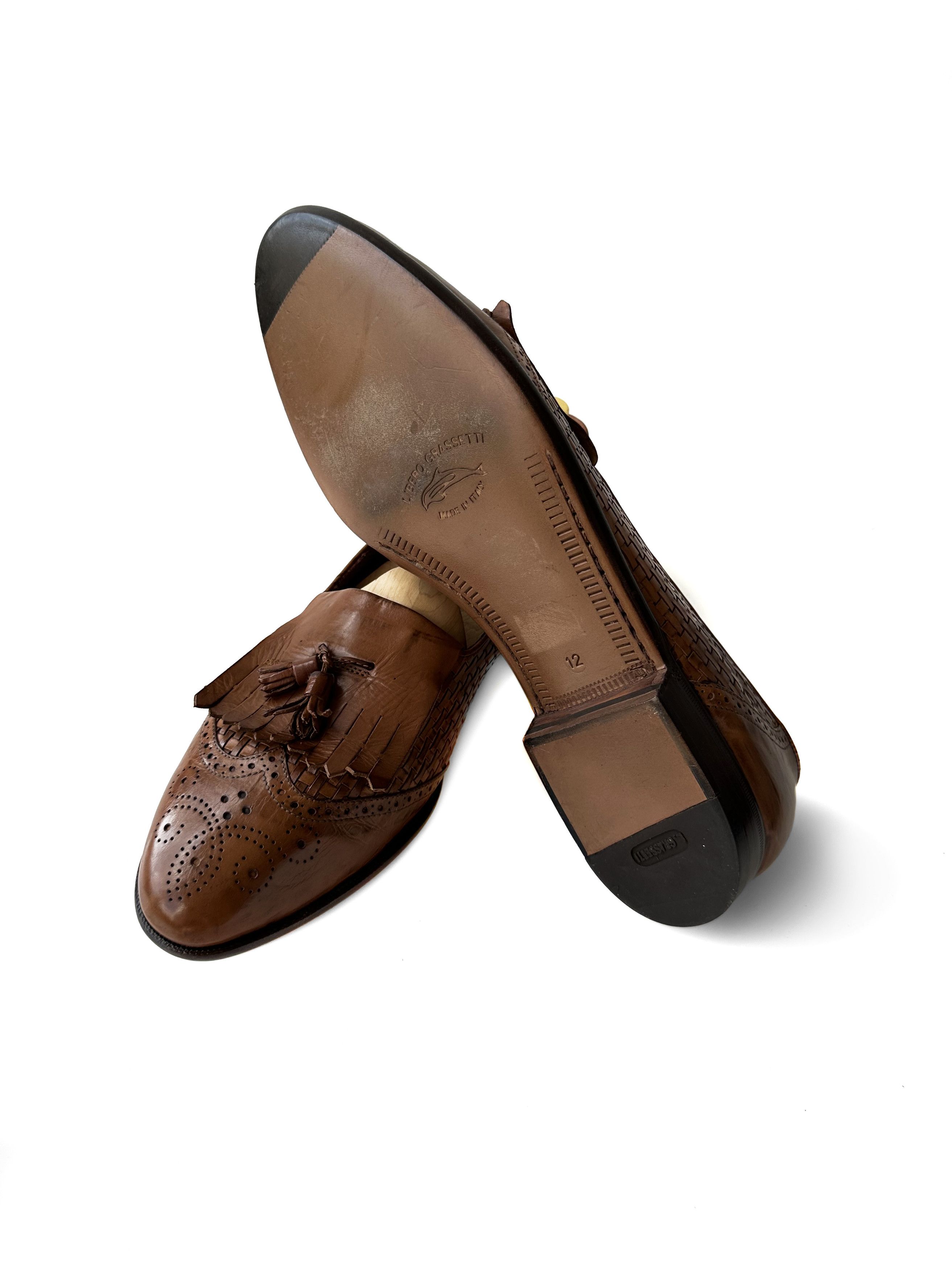 Other Libero Grassetti kiltie tassel loafers Size US 12 / EU 45 - 7 Thumbnail
