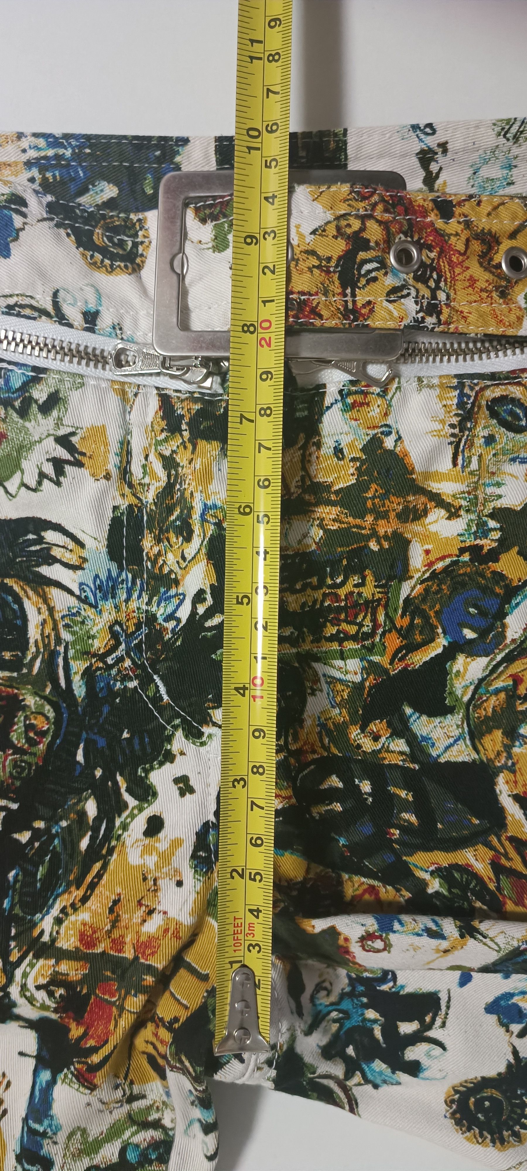 Jean Paul Gaultier 2000 - Basquiat graffiti pants Size 26" / US 2 / IT 38 - 20 Thumbnail