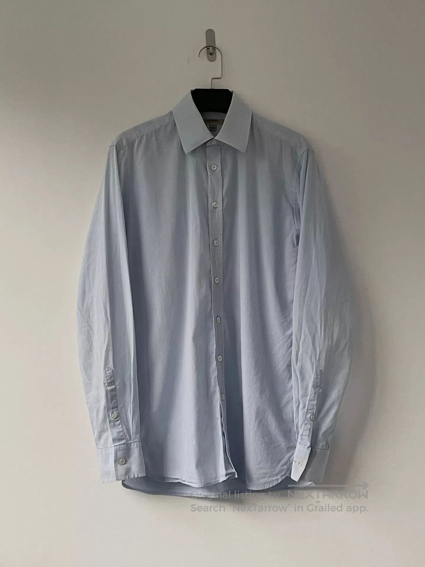 Burberry burberry light blue long sleeve shirt. Size US M / EU 48-50 / 2 - 1 Thumbnail