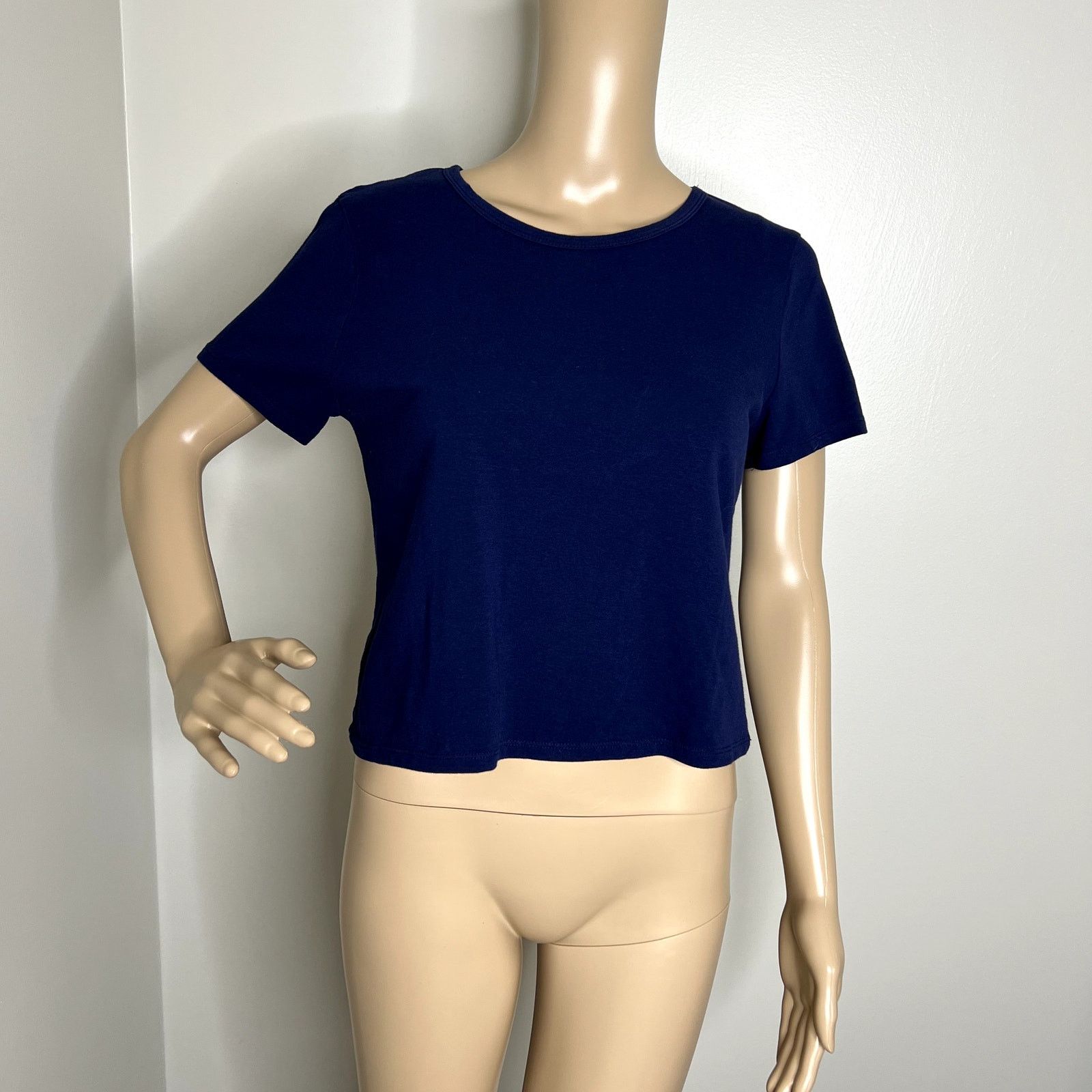 Other Wild Fable Navy Short Sleeve Tee Size L / US 10 / IT 46 - 8 Thumbnail