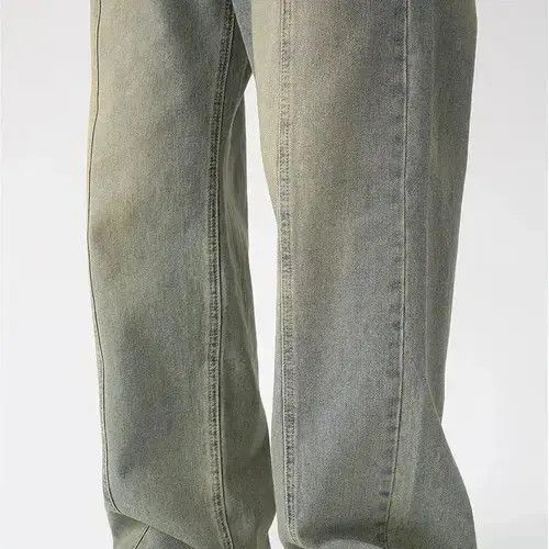 Designer Y2K High Street Straight Wide Leg Jean Size US 31 - 5 Thumbnail
