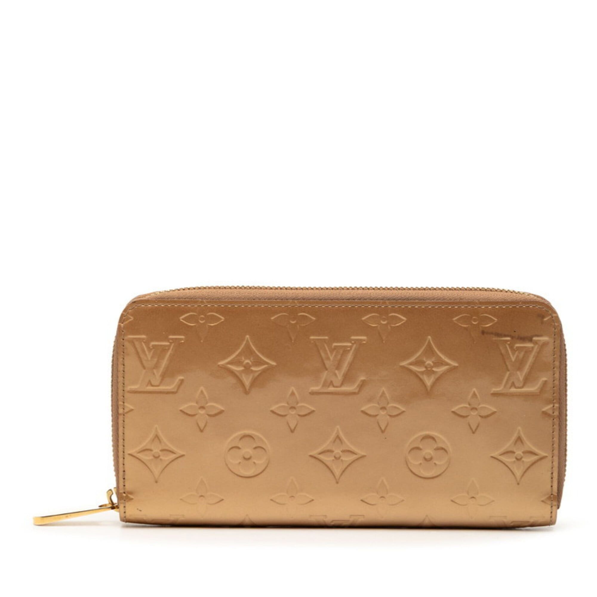 Louis Vuitton Louis Vuitton Monogram Vernis Zippy Wallet Long M61380 Mordre Gold Patent Leather Women's LOUIS VUITTON Size ONE SIZE - 1 Thumbnail