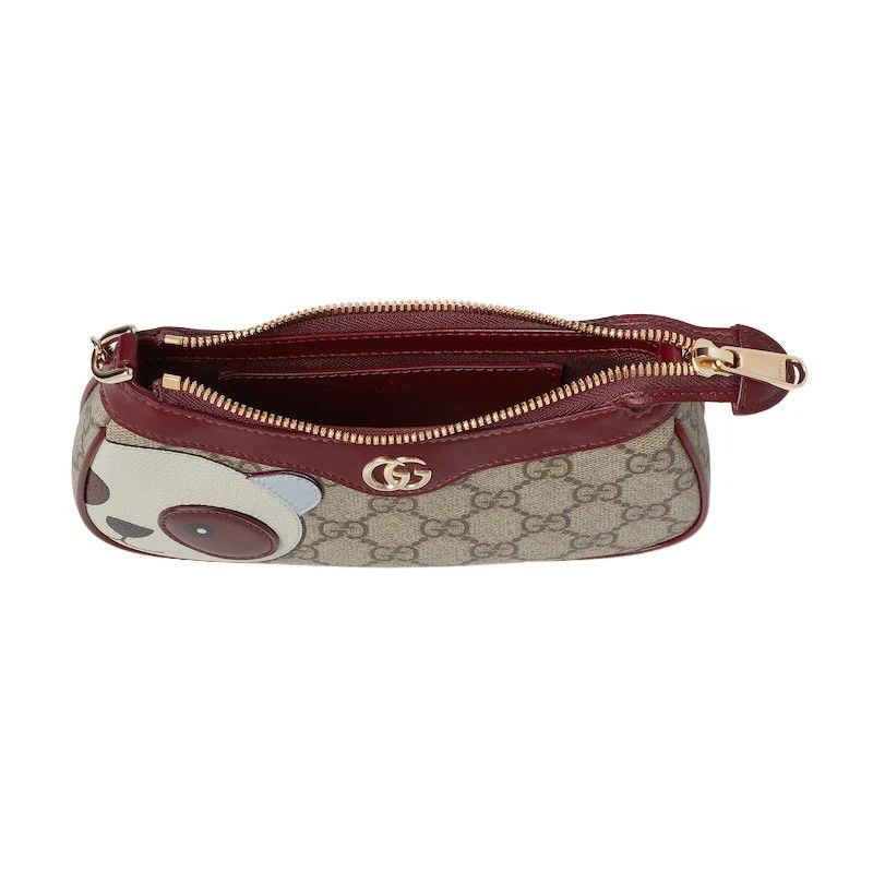 Gucci GUCCI Ophidia Mini Beige/Brown Fabric Shoulder Bag Size ONE SIZE - 5 Thumbnail
