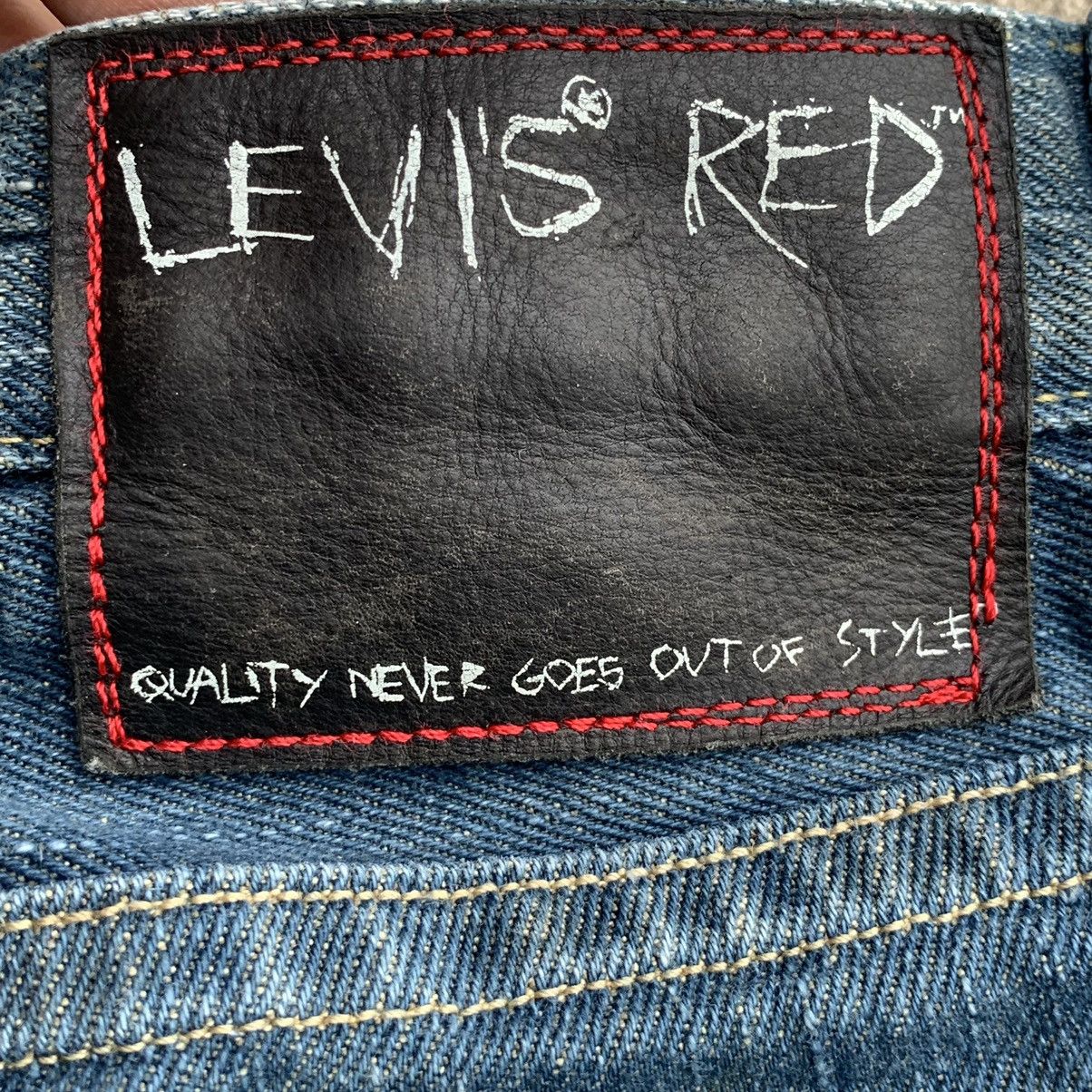 Levi's Vintage Y2K Levis Red CDG Style Thick Denim Jeans W30 Size US 30 / EU 46 - 17 Thumbnail