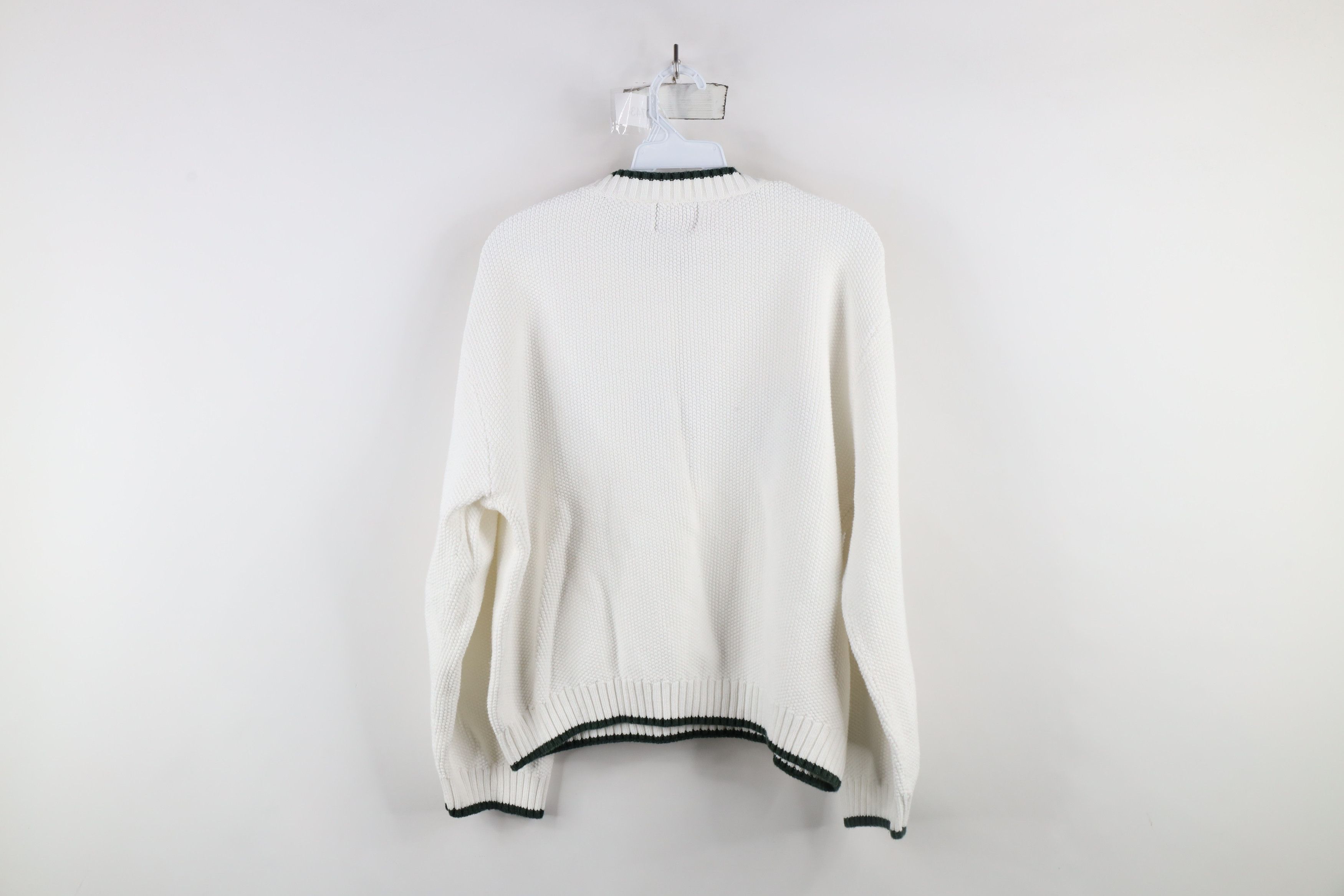 Cabelas × Vintage Vintage 90s Cabelas Christmas Thermal Knit Crewneck Sweater Size XL / US 12-14 / IT 48-50 - 8 Thumbnail