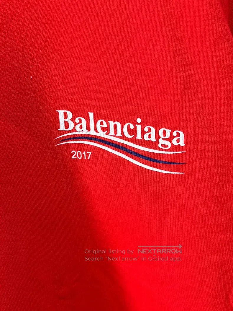 Balenciaga Balenciaga Red Coke Logo Hoodie Size US XL / EU 56 / 4 - 3 Thumbnail