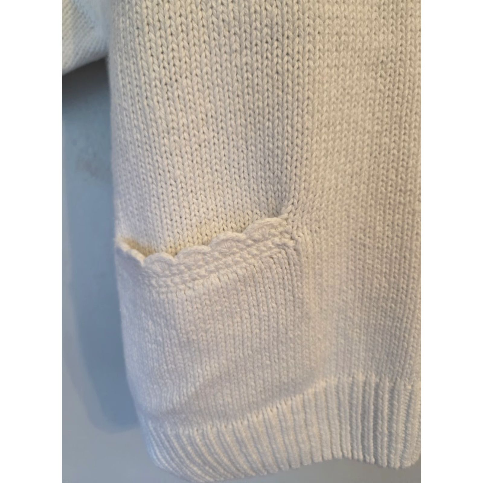 Vintage VINTAGE Herman Geist White Floral Hand Embroidered Pullover Sweater M 1990s Linen Womens (or Mens) Size M / US 6-8 / IT 42-44 - 5 Thumbnail