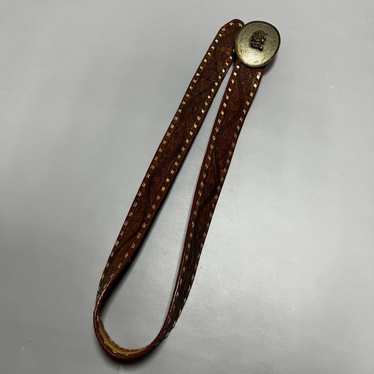 Cowboy Equipment × Japanese Brand × Vintage Leather belt vintage y2k cowboy buckle Size ONE SIZE - 14 Thumbnail