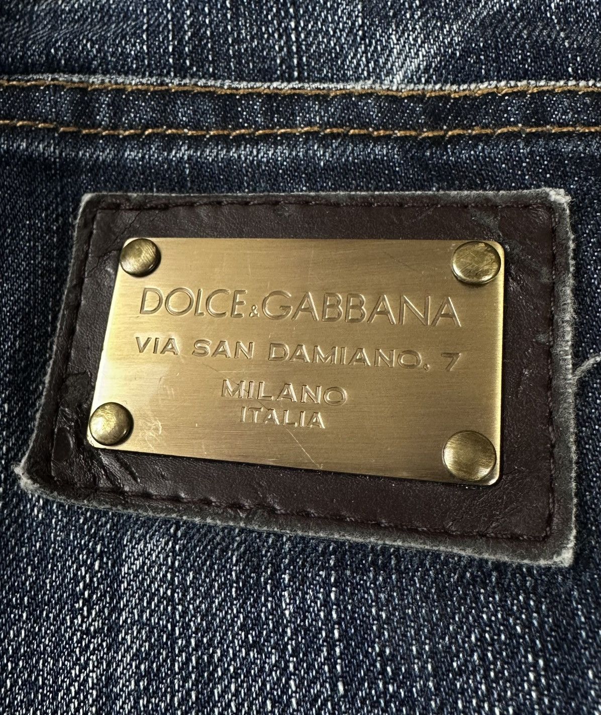 Dolce & Gabbana × Japanese Brand × Vintage Japanese Vintage Dolce & Gabbana (D&G) Distressed LGB Opium Size 26" / US 2 / IT 38 - 2 Thumbnail