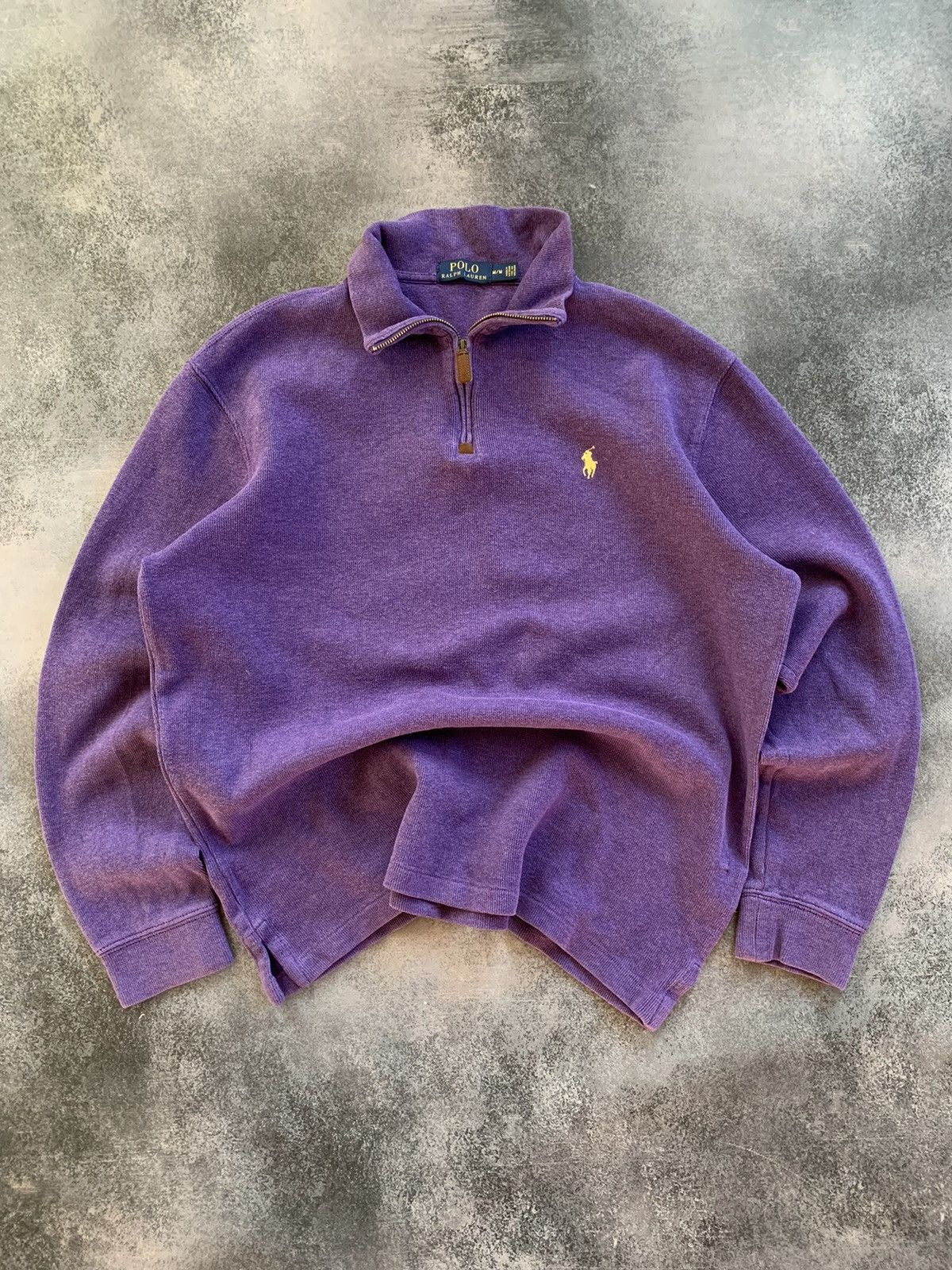 Polo Ralph Lauren × Vintage Vintage Polo Ralph Lauren Zip 1/4 Sweatshirt Old Money Y2K Size US M / EU 48-50 / 2 - 1 Thumbnail