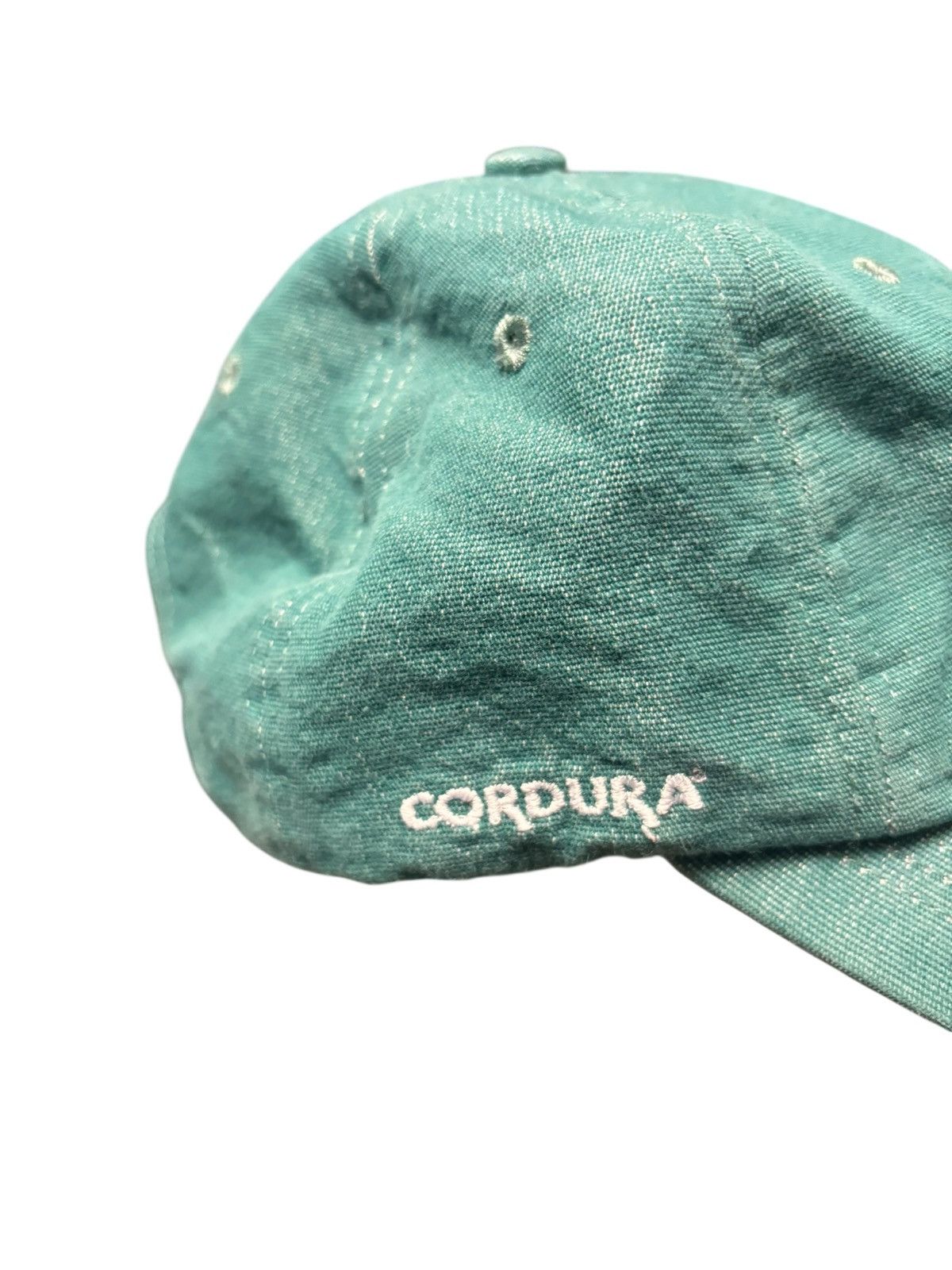 Supreme Supreme Cordura Denim S Logo 6-Panel Hat Green SS26 | Grailed