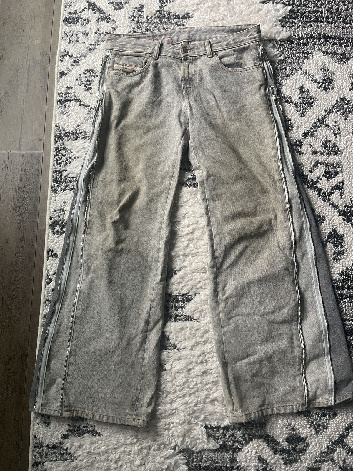Diesel Zip denim Size US 29 - 1 Thumbnail