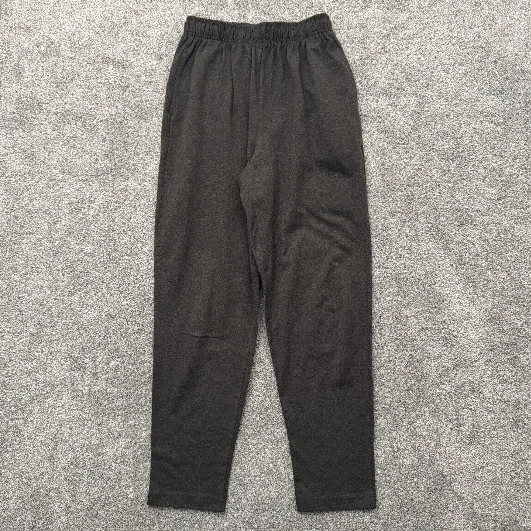 Vintage 90s Vintage Stefano Basics Knit Pants Womens Medium High Rise Elastic Minimalist Jogger Tapered 26.5in Inseam Gray USA 60% Cotton 40% Polyester/ Size 32" / US 10 / IT 46 - 2 Thumbnail