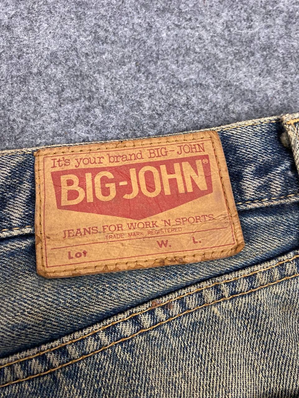Big John vintage big john rusty distressed denim nice design Size US 34 / EU 50 - 5 Thumbnail
