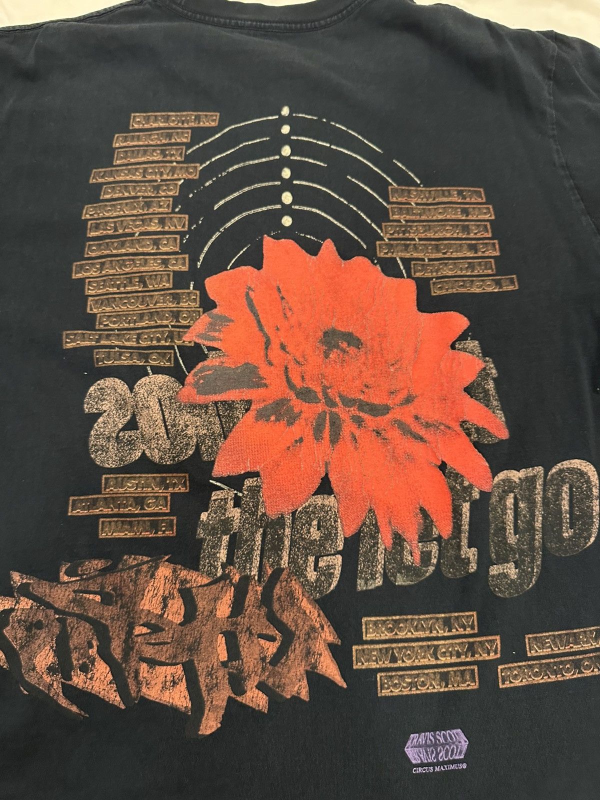 Travis Scott Travis Scott Circus Maximus Tour Tee L Size US L / EU 52-54 / 3 - 3 Thumbnail