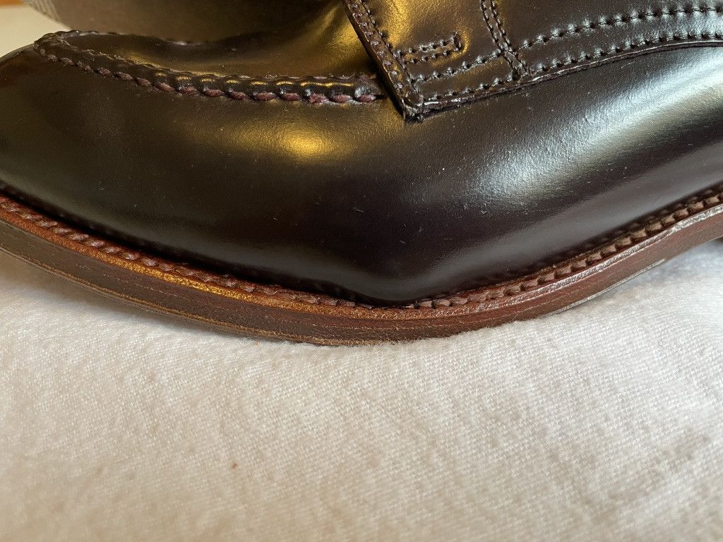 Alden Alden derby, color 8 shell cordovan, modified last, 7.5E Size US 7.5 / EU 40-41 - 6 Thumbnail