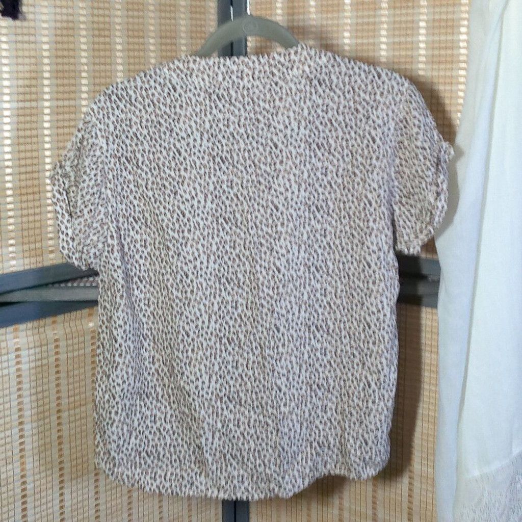 Gap Gap Leopard Print V Neck Blouse Size S / US 4 / IT 40 - 2 Thumbnail