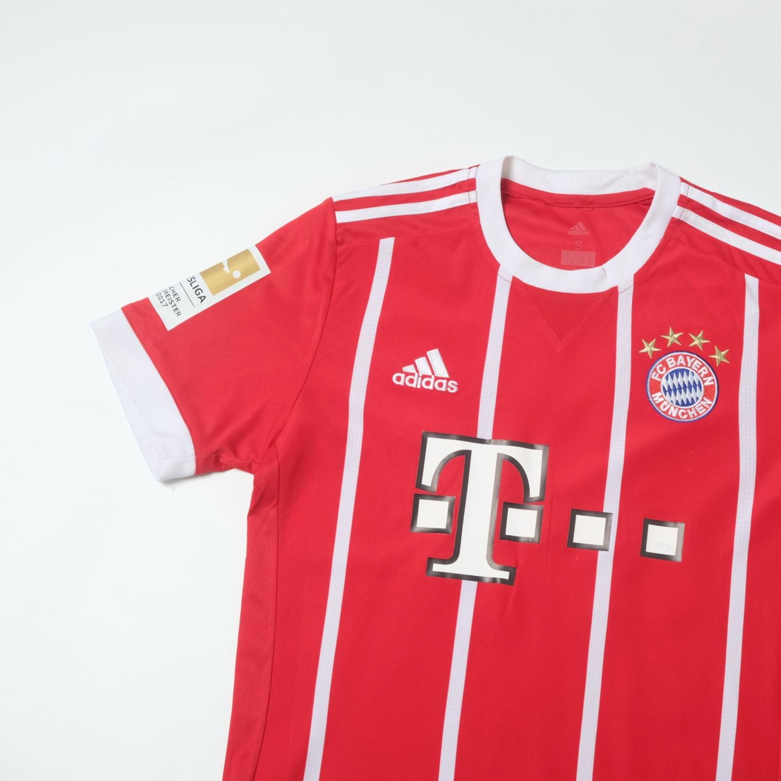 Adidas 2017/18 Bayern Munich Home Shirt Adidas Kimmich (S) Size US S / EU 44-46 / 1 - 3 Thumbnail