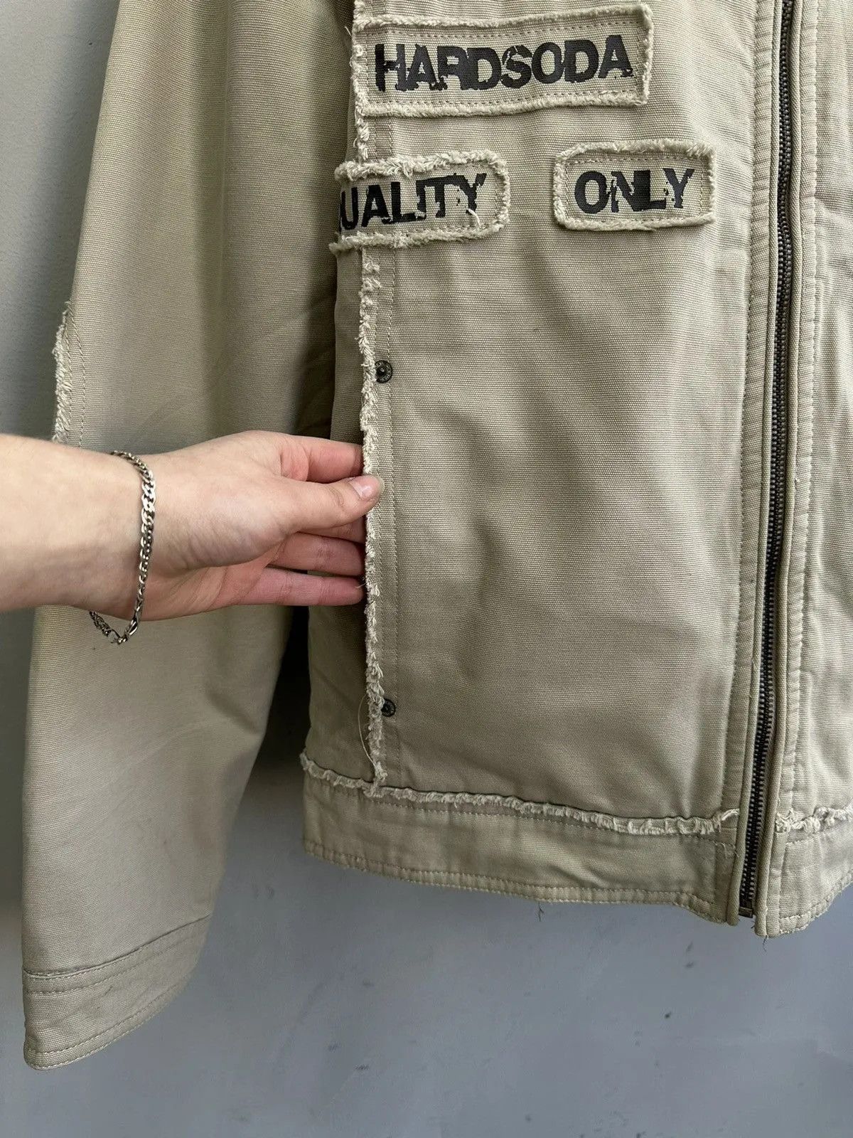Raf Simons Vintage Diesel Cropped Diesel Denim Jacket y2k Distressed Size US M / EU 48-50 / 2 - 4 Thumbnail