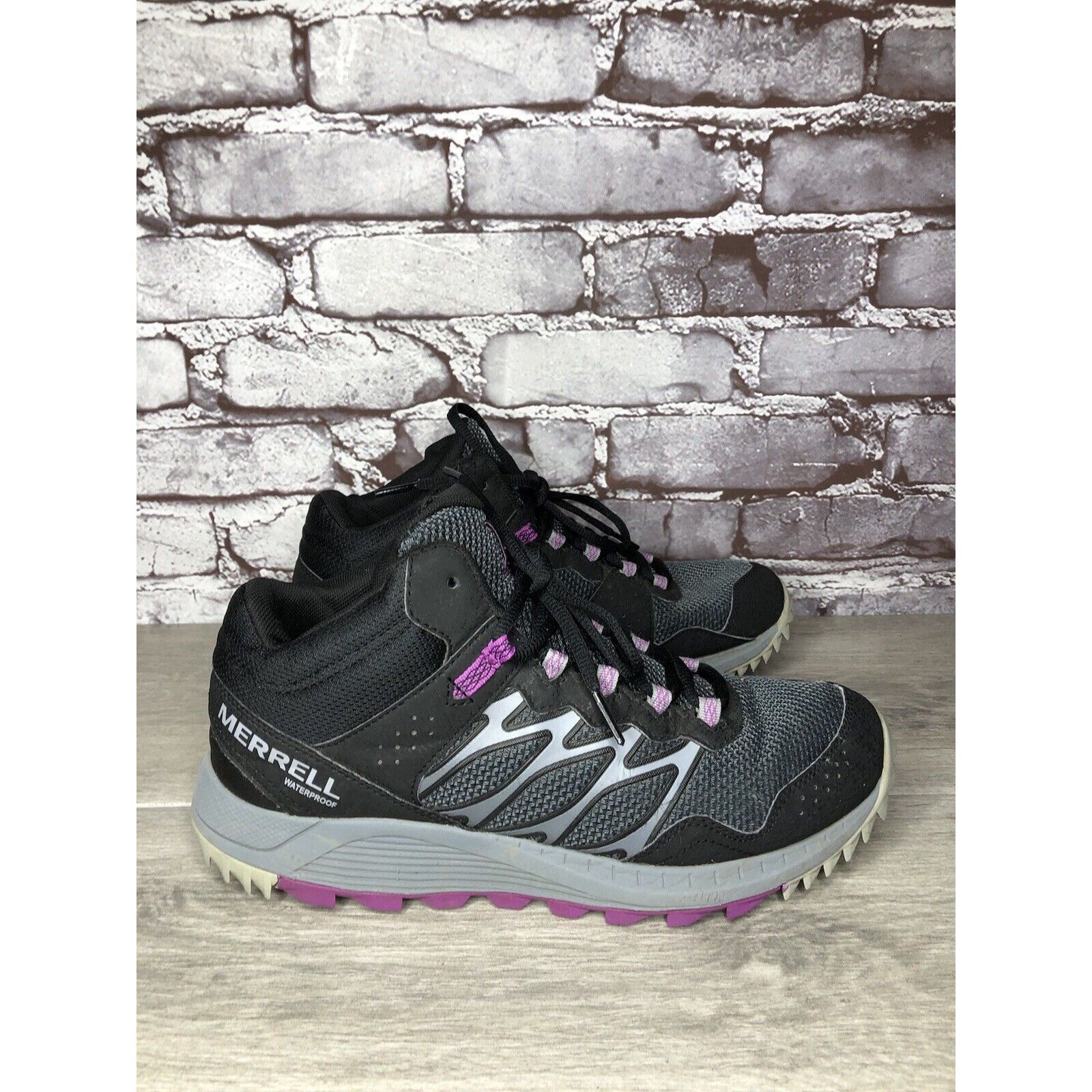 Merrell Merrell Wildwood Mid Waterproof Trail Running Hiking Shoes W Size US 9.5 / IT 39.5 - 11 Thumbnail